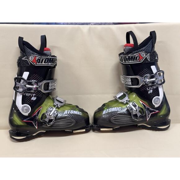 Atomic Live Fit 80 Size 25-25.5 299MM Ski Boots Neon Green Red Black Men’s 7-7.5 main image 10
